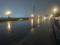 Gloomy Evening in Los Angeles, California