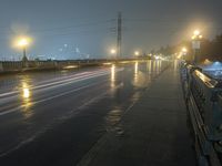 Gloomy Evening in Los Angeles, California