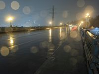 Gloomy Evening in Los Angeles, California