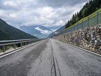 Gloomy Landscape in Austrian Highlands