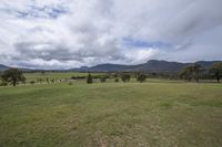 Gloomy Landscape Under Grey Sky on the Plains