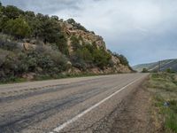 Gloomy Rural Utah Landscape