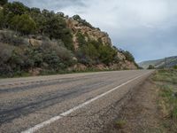 Gloomy Rural Utah Landscape