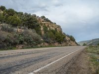 Gloomy Rural Utah Landscape