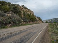 Gloomy Rural Utah Landscape