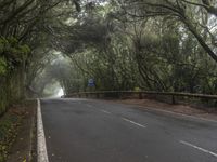 Gloomy Tenerife Roads in Spain