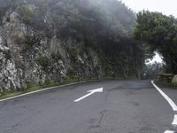 Gloomy Tenerife Spain Road Asphalt 001