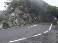 Gloomy Tenerife Spain Road Asphalt