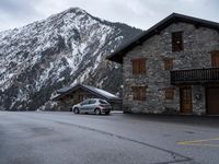 A Gloomy Winter Day in the French Alps