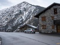 A Gloomy Winter Day in the French Alps