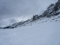 Gloomy Winter Day in the Mountains of France 002