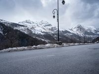 Gloomy Winter Landscape in the French Alps