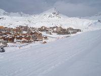 Gloomy Winter Landscape in France