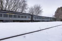 Gloomy Winter in Toronto: Factory and Railroad 001