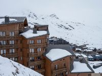 Gloomy Winter View of the Alps in France