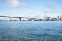 Golden Gate Bridge Over Coastal Waters in San Francisco