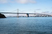 Golden Gate Bridge Over Coastal Water in San Francisco 007