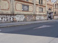 the street has been tagged with graffiti for good reason by the law that it is