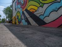 Graffiti Wall in the Art District of Salt Lake City