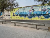 Graffiti Wall in Barcelona: Capturing the City Life