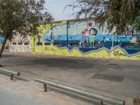 Graffiti Wall in Barcelona: Capturing the City Life