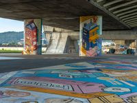 Graffiti Wall at Dawn in Taipei, Taiwan