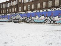 Graffiti Wall in Detroit Urban Park
