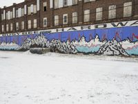 Graffiti Wall in Detroit Urban Park