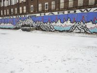 Graffiti Wall in Detroit Urban Park