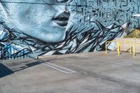 Graffiti Wall in Los Angeles, California, USA