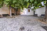 Granada Spain Residential Architecture Cobblestone