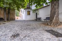 Granada Spain Residential Architecture Cobblestone 005