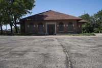 Grand Rapids, Iowa: Parking Lot Under a Clear Sky