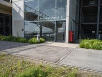 Grass-Covered Parking Deck in Europe