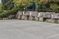 Grass Covered Road with Asphalt Parking