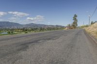 Grassy Rural Road in British Columbia