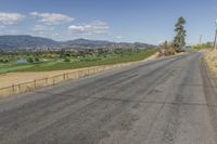 Grassy Rural Road in British Columbia