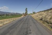 Grassy Rural Road in British Columbia