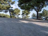 Gravel Parking Lot in Mallorca