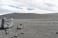 Gravel Road in a Mountain Landscape