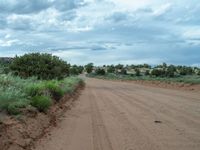 Gravel Road in Utah: Embraced by Nature's Surroundings