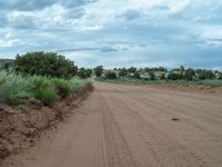 Gravel Road in Utah: Embraced by Nature's Surroundings