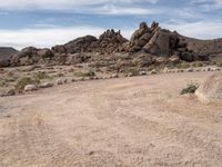 Gravel Tracks of California's Desert Landscape