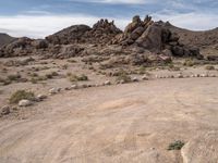 Gravel Tracks of California's Desert Landscape