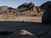 Gravel Tracks and Mountain Views in Alabama Hills