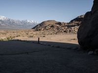 Gravel Tracks and Mountain Views in Alabama Hills