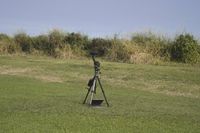 Green Golf Course with Clear Sky Landscape 001