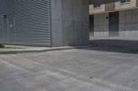 Grey Asphalt Road Surface with Shaded Rectangles