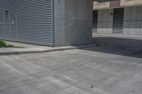 Grey Asphalt Road Surface with Shaded Rectangles