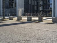 Exploring Urban Architecture: Grey Asphalt Roads